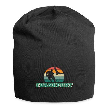 Francfort, ma ville ! - Bonnet en jersey - noir - Devant