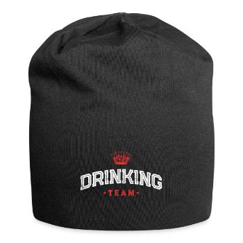 Équipe de boisson - Bonnet en jersey - noir - Devant
