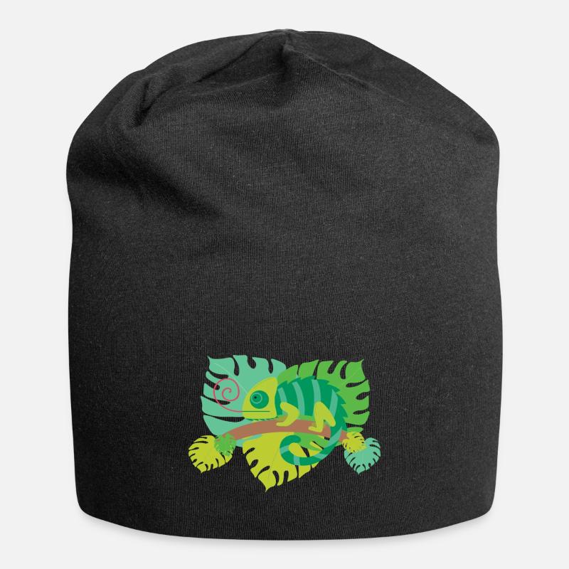 Chamäleon - Chamäleon - Jersey-Beanie - Schwarz