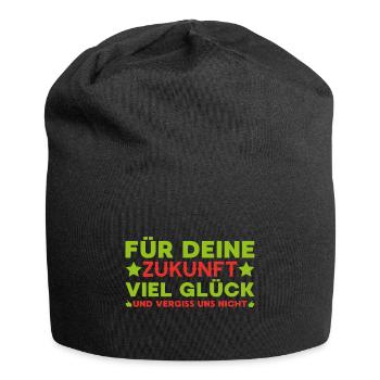 Zukunft Abschied Kollege Arbeit Geschenk - Jersey-Beanie - Schwarz - Vorne