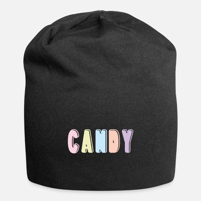 Candy - Bonnet en jersey - noir