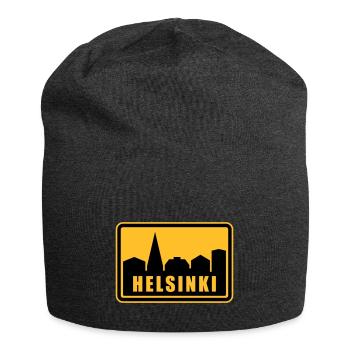 Helsinki - Jersey-Beanie - Anthrazit - Vorne