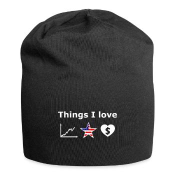 Der Börsen Millionär - Jersey-Beanie - Schwarz - Vorne