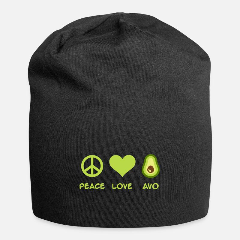 Avocado - Jersey-Beanie - Schwarz