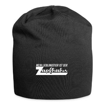 Bier aus Hopfen und Malz garantiert schönen Rausch - Jersey-Beanie - Schwarz - Vorne