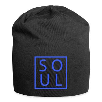 Soul Couple De Chemise Maté Idée cadeau - Bonnet en jersey - noir - Devant