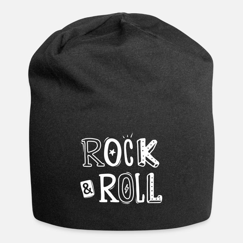 rock - Bonnet en jersey - noir