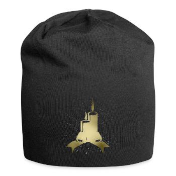 candle - Jersey Beanie - black - Front