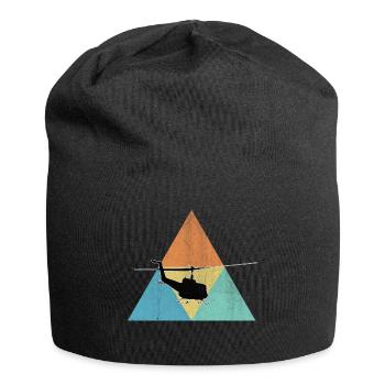 helicopter - Jersey Beanie - black - Front