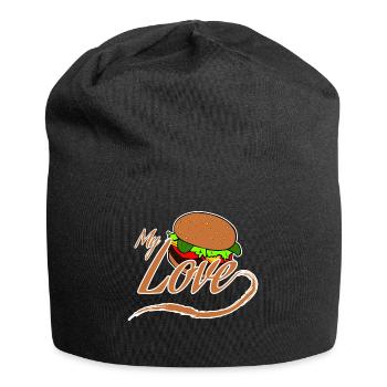 Burger - Jersey-Beanie - Schwarz - Vorne