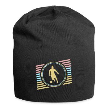 Soccer - Jersey Beanie - black - Front