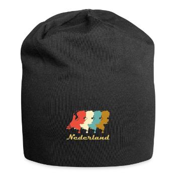 Nederland Netherlands gift - Jersey Beanie - black - Front
