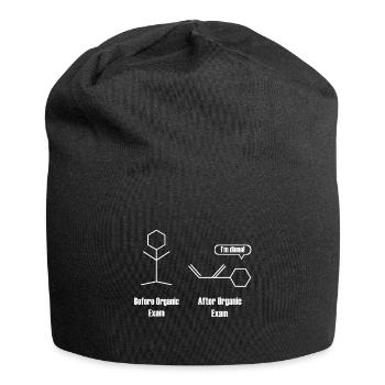 Organische Chemie Student Exam Geschenk - Jersey-Beanie - Schwarz - Vorne