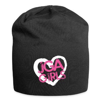 jga girls heart - Jersey Beanie - black - Front