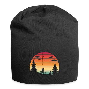 Bicycle Travel Tour Cycling Gift - Jersey Beanie - black - Front