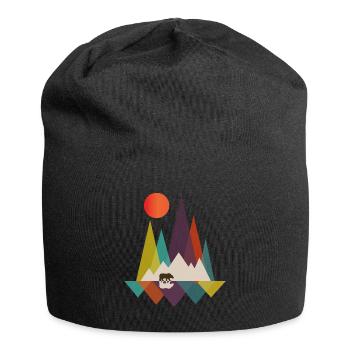 Nature lovers Digital Art Art Gift - Jersey Beanie - black - Front