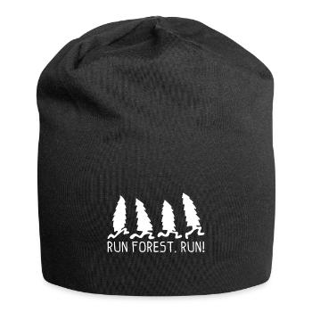 Environmental protection rainforest saying tree gift - Jersey Beanie - black - Front