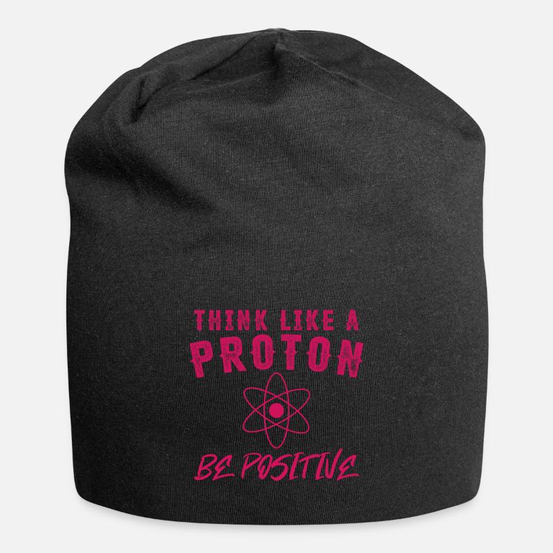 Positive saying science student gift - Jersey Beanie - black