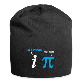 Pi math math saying gift - Jersey Beanie - black - Front