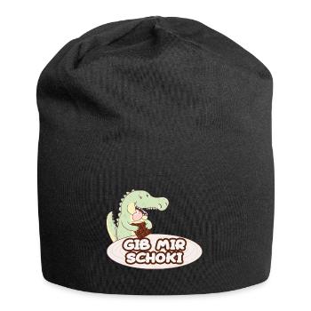 Chocolate Give me chocolate - Jersey Beanie - black - Front