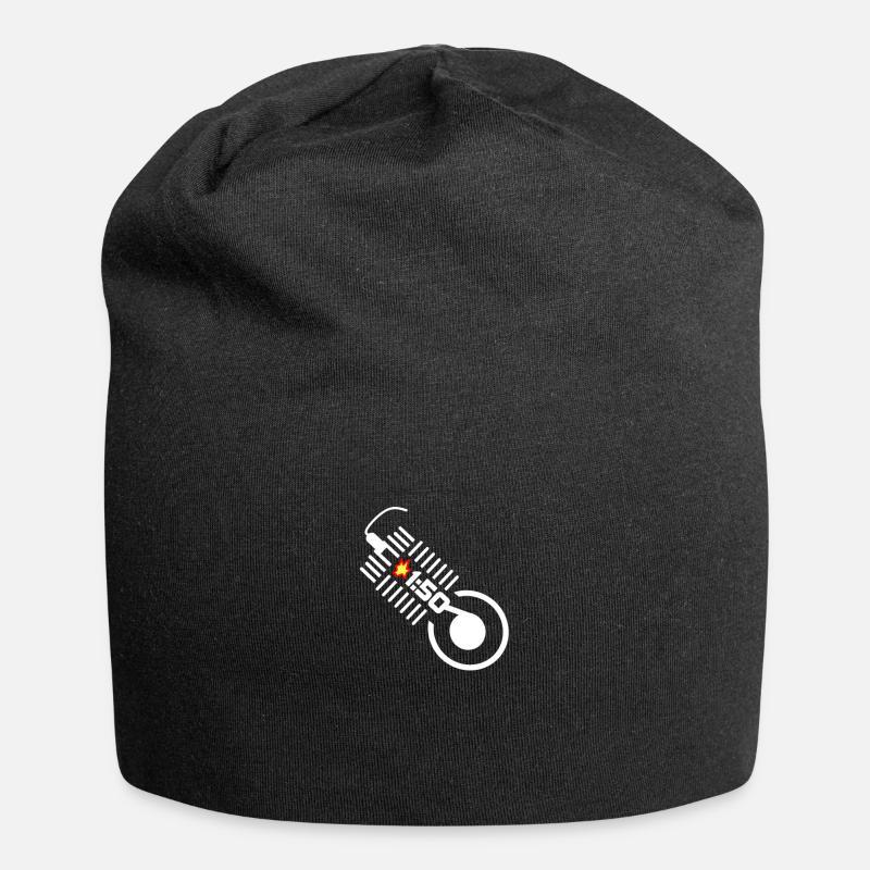 engine - Jersey Beanie - black