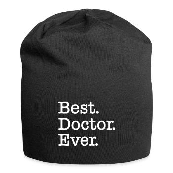 Best Doctor ever gift - Jersey Beanie - black - Front