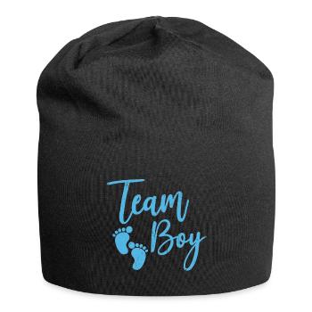 Team Boy Baby Geschenk - Jersey-Beanie - Schwarz - Vorne