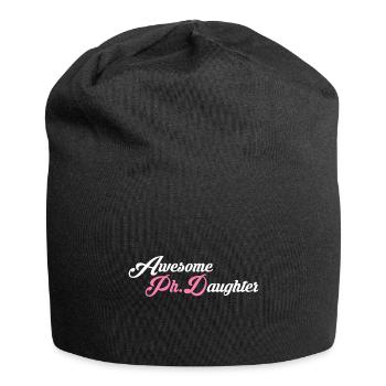 Awesome Phd Daughter Phd Abschluss Geschenk - Jersey-Beanie - Schwarz - Vorne