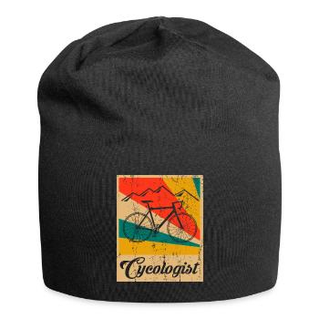 Cycologist Bike Vintage Fahrrad Geschenk - Jersey-Beanie - Schwarz - Vorne