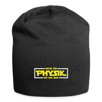 Möge die Physik mit dir sein Physiker Geschenk - Jersey-Beanie - Schwarz - Vorne