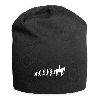 Reiter Reitsport Evolution Geschenk - Jersey-Beanie - Schwarz - Vorne