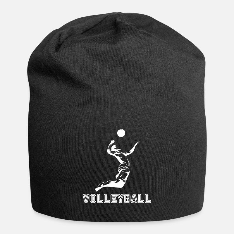 Volleyball - Jersey-Beanie - Schwarz