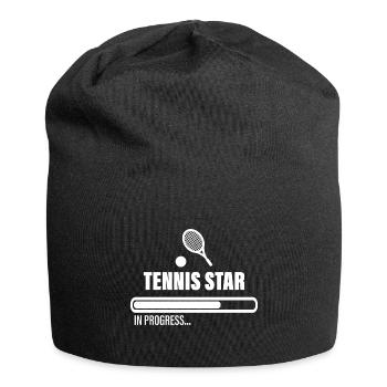 Tennis star in progress table tennis tennis - Jersey Beanie - black - Front