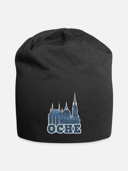 Oche Aachener Dom Euregio - Jersey-Beanie - Schwarz