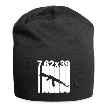 Patrone AK-47 Waffe Sturmgewehr Geschenk - Jersey-Beanie - Schwarz - Vorne