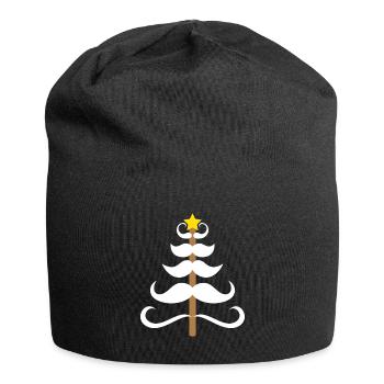 Tree Party Weihnachten Geschenk Familie Xmas - Jersey-Beanie - Schwarz - Vorne