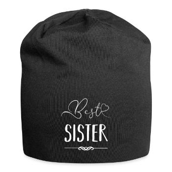 Best Sister - Best Sister Sibling - Jersey Beanie - black - Front