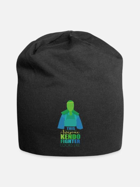 Kendo - Jersey-Beanie - Schwarz