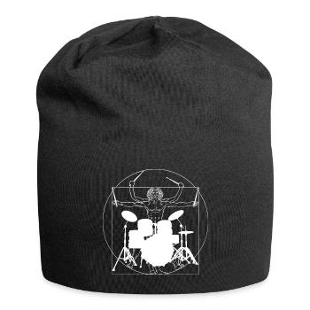 Drummer Vitruvian Man Drumsticks - Bonnet en jersey - noir - Devant