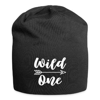 Sauvage One anniversaire cadeau enfants 1 année - Bonnet en jersey - noir - Devant