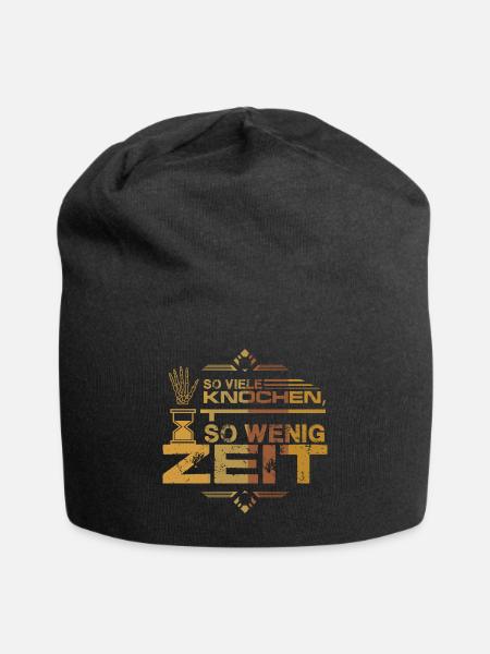 Berufssadist im Körper eines Chiropraktikers - Jersey-Beanie - Schwarz