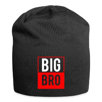 Big Bro - Großer Bruder - Jersey-Beanie - Schwarz - Vorne