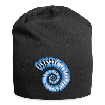 Ostsee Ferien Meer Muschel Urlaub Strand Geschenk - Jersey-Beanie - Schwarz - Vorne