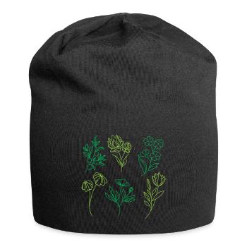 Plant powered - Jersey Beanie - black - Front