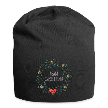 Team Christkind - Jersey-Beanie - Schwarz - Vorne