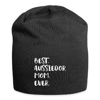 Aussiedor Mom - Jersey Beanie - black - Front