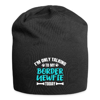 Frontière Newfie - Bonnet en jersey - noir - Devant