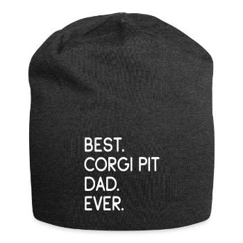 Corgi Pit Dad - Jersey Beanie - charcoal grey - Front