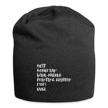 Bohème Fils Pointant Griffon Maman - Bonnet en jersey - noir - Devant