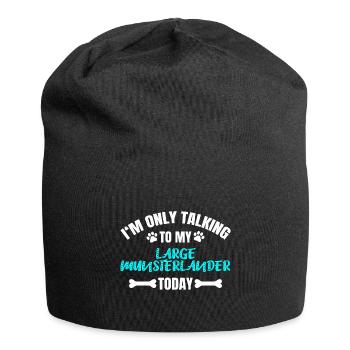 Large Munsterlander - Jersey Beanie - black - Front